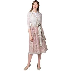 Stockerpoint Dirndl Livinia jurk voor speciale gelegenheid, taupe, 34 dames, taupe, 34, Taupe