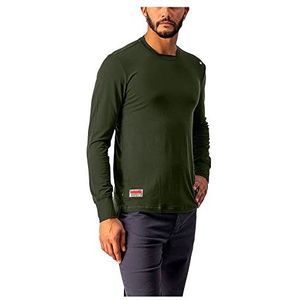 CASTELLI Merino Ls Tee T-Shirt Homme, Military Green, XL