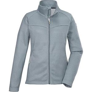 killtec 42798-000 KOS 90 WMN FLC JCKT dames gebreid fleecejack met opstaande kraag Deep Water Maat 44