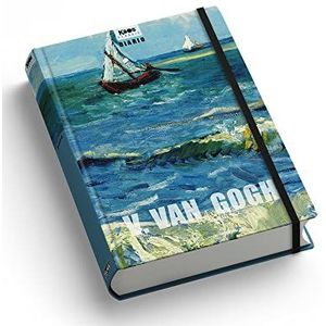 Kaos Classic - Van Gogh, Mare - Ongedateerde agenda, 10 maanden, september - juni, softcover met plat elastiek, afmetingen 11 x 16,5 cm, 352 pagina's
