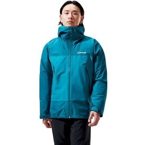 Berghaus Paclite Dynak Gore-Tex waterdichte jas voor heren, licht, milieuvriendelijk, duurzame jas, diepe oceaan/jungle-juwelen, maat XS