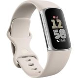 Fitbit Charge 6 AMOLED Polsband activiteitentracker Beige,