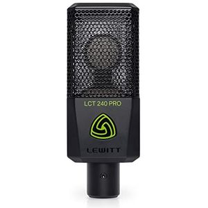 Lewitt lCT 240 PRO microfoon voor thuisopname, zwart