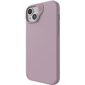 ZAGG Manhattan Snap-on hoesje compatibel met Apple iPhone 15/Plus/Pro/Pro Max (iPhone 15 Plus/iPhone 14 Plus, lavendel)