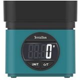 TERRAILLON – BA22 Mythic Blue – elektronische keukenweegschaal – iconisch design – geïntegreerde kom 0,7 l – groot lcd-display – XXL cijferweergave – tarrafunctie