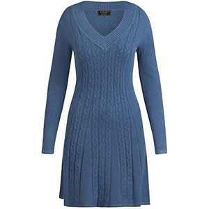 ApartFashion Gebreide jurk voor dames, Lichtblauw