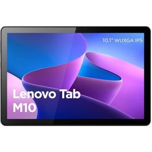 Lenovo Tab M10 derde generatie, 10,1 inch Full HD-display, WI-FI, 4 GB RAM, 64 GB geheugen, Android 11 tablet, donkergrijs, exclusief Amazon, voeding