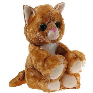 Heunec - 2045393 – pluche dier – glitter-Kitty – gouden katjes – 20 cm