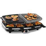 Cloer 6435 Raclette grill - Gourmetstel - Grijs - Zwart