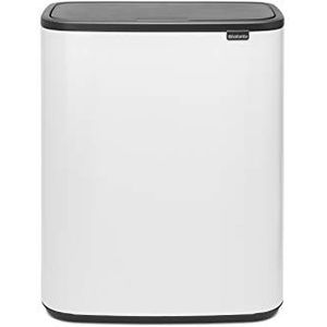 Brabantia - Bo Touch Bin, 60 liter, wit