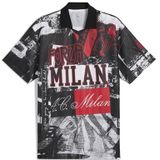 A.C. Milan - T-shirt ftblNRGY+ rétro, style rétro, maillot de football, produit officiel, adulte, taille XS, rouge, XS