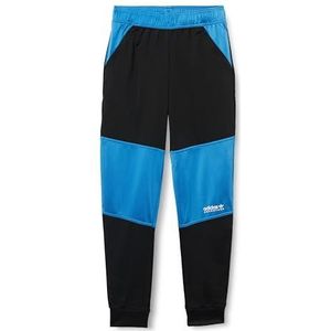 adidas Track Pants sportbroek, uniseks, kinderen en jongens, zwart/focus blauw, 13-14 jaar, zwart/focus blauw
