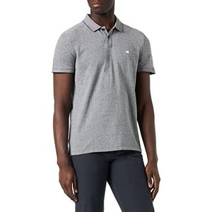 Wrangler Gerefined poloshirt voor heren, zwart, S, zwart.