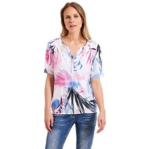 Cecil B343930 Damesblouse, Vanilla Wit