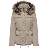 ONLY Onlnewstarline Aw Parka Cc Otw korte parka voor dames, Weathered Teak