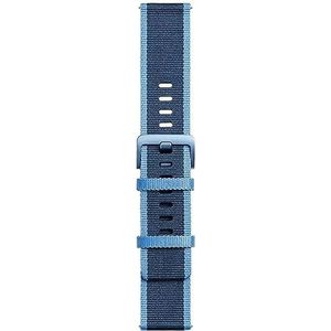 Xiaomi Watch S1 Active gevlochten nylon bandje (Navy Blue), nylon armband, compatibel met Watch S1 Active, Navy Blue, Italiaanse versie, marineblauw, Taglia Unica, armband, Navy Blauw, Taglia Unica, Riem