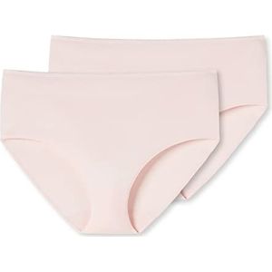 Schiesser Uncover Damesslips, serie 2 stuks, S tot 3XL, Roze