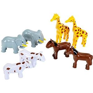 Theo Klein 66 Funny Puzzel | Magnetische puzzel, 8 dieren | De puzzelstukjes worden door magneet vastgezet | Speelgoed voor kinderen vanaf een jaar