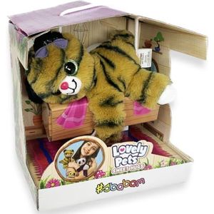 Sbabam, Lovely Pets Sweet Hugs Big pluche armband met dierenclip speelgoed voor kinderen, spelletjes voor kinderen en kiosk poppen tijger pluche om te bevestigen met verpakking die een nis wordt