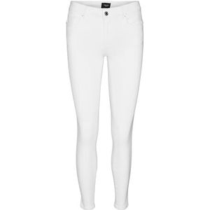 Vero Moda Vmsela Mr Slim Shape Couleur Denim JNS Pantalon Blanc 32W x 32L pour femme, blanc, 32W / 32L