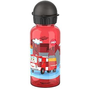 Emsa N30512 Kids Tritan drinkfles voor kinderen, inhoud: 0,4 liter, 100% veilig, praktisch, hygiënisch, lekvrij en veilig, robuust, design: Fire Brigade