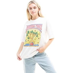 National Parks Joshua Tree T-shirt voor dames, vintage wit