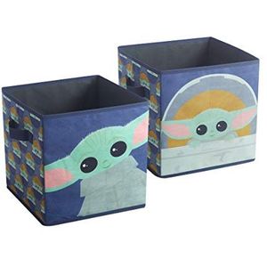 Idea Nuova Star Wars: The Mandalorian The Child opbergkubus, 25,4 x 25,4 x 25,4 cm, 2 stuks