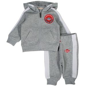 LEE COOPER, Ensemble 2 Pièces, Sweater + Jogging, Bébés, (0 à 24 Mois), Mixte, Garçon, Fille, Doux, Mignon, Chaud, Sweat Shirt + Pantalon, Modèle GLC2544 JOG BB S2-18M, GRIS