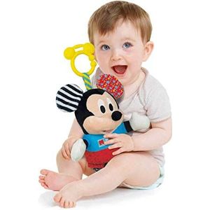 Clementoni 17165.1 Mouse and Friends Mickey pluche dier met bijtring