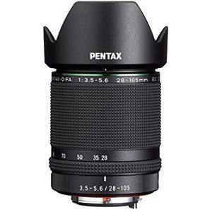 Pentax D FA 28-105 mm HD F3.5-5.6 ED DC WR lens zwart