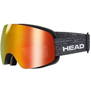 HEAD Globe FMR Ski- en snowboardbril voor volwassenen, uniseks, rood melange