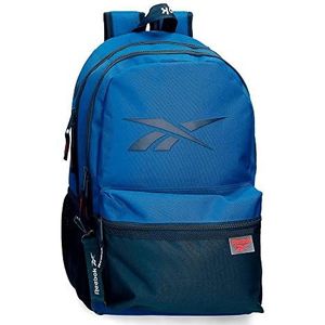 Reebok Atlantic reistas, blauw, 56 x 32 x 25,5 cm, polyester, 32,92 l, blauw, Mochila Escolar para Portátil, rugzak 44 dubbel, Blauw, Rugzak 44 dubbel