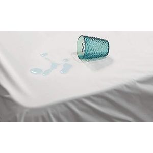 Italian Bed Linen Hoeslaken, waterdicht, TPU, wit, Frans bed