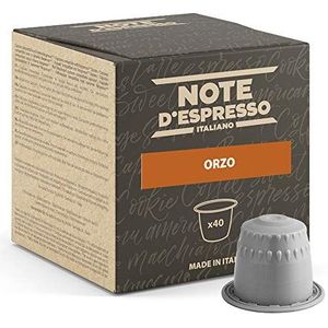 Note d'Espresso - Gerst - capsules uitsluitend compatibel met Nespresso-machines, 40 x 2,7 g