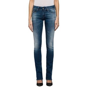Replay Luz bootcut dames jeans, Blauw (Blauw Denim 9)