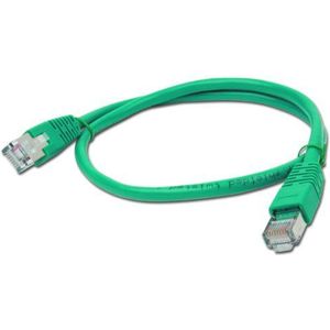 Gembird PP22-0.5M/G netwerkkabel 0,5m groen - netwerkkabel (0,5m, RJ-45, RJ-45, groen)