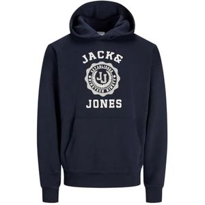 Jack & Jones Jjvicto Sweatshirt met capuchon voor heren, marineblauw blazer