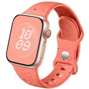 Epova Zachte en ademende reservebandjes van gerecycled kunststof en siliconen, compatibel met Apple Watch 38 mm, 40 mm, 41 mm, 42 mm, 44 mm, 45 mm, 46 mm, 49 mm, sportbanden voor iWatch SE Series 10,