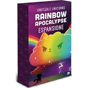 Asmodee, Unstable Unicorns: Rainbow Apocalypse, uitbreiding tafelspel, editie in het Italiaans