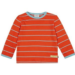 Loud + Proud T-shirt strepen, Gots gecertificeerd unisex kinderen, koper, 50-56, Koper