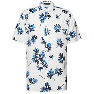 Mavi T- Shirt Imprimé Chemise Homme, Blanc., XXL