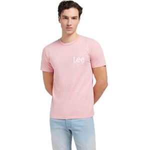 Lee T-shirt SS pour homme, Rose cassie, S