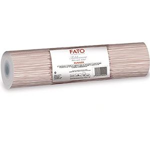 Fato - Tafelloper, stoffen effect, afmetingen 0,4 x 24 m, elke 1,20 m voorgesneden, 20 stuks, droogpapier, airliad, hoge kwaliteit, Millerighe Cappuccino decor