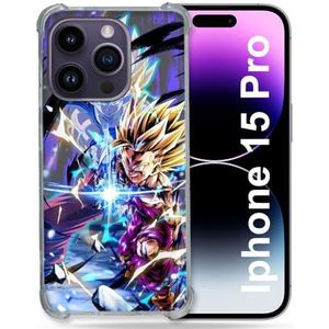MagSafe-compatibel hoesje voor iPhone 15 Pro (6.1) Manga Dragon Ball Sangohan Duo