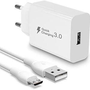 Chargeur Micro USB Charge Rapide pour Tablette Android Smartphone Mobile pour Galaxy, Redmi, Honor, LG, Motorola, Nokia, PS4, Kindle, Type-B Charger