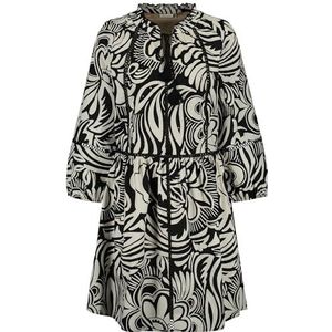 Gerry Weber 380062-31540 Damesjurk, Print ecru/wit/zwart