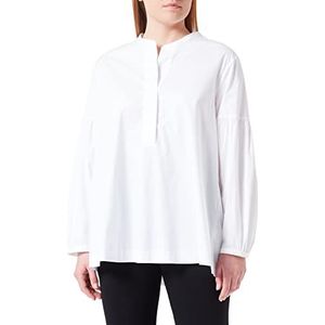 Seidensticker Blouse met lange mouwen regular fit damesblouse, wit, 44, Wit.