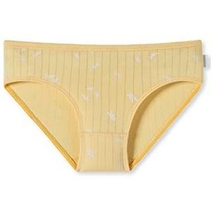 Schiesser Slip Ondergoed voor meisjes, geel, bedrukt, 128, Geel bedrukt
