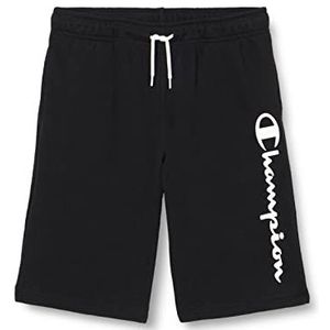 Champion Legacy American Classics - Ultra Light Powerblend Terry Logo bermuda shorts kinderen en jongeren, zwart.