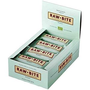 RAW BITE - Barre énergétique Arachides BIO & Vegan - Boite de 12